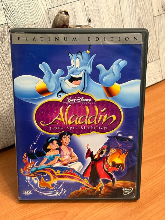 Disney Other - Aladdin Platinum 2-Disc special Edition DVD 2004 Used